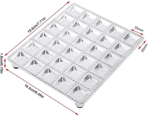 Vista 2 de Fdit Ravioles de aluminio ahorro de energía Bola de masa masa molde fabricante mini ravioli fabricante de utensilios de cocina