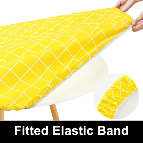 Vista 366 de Mantel rectangular, manteles de plástico elásticos ajustables con parte trasera de franela para mesas de 4 pies, manteles de vinilo impermeables