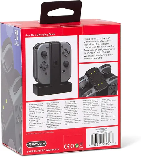 Vista 9 de PowerA Joy-Con Charging Dock for Nintendo Switch