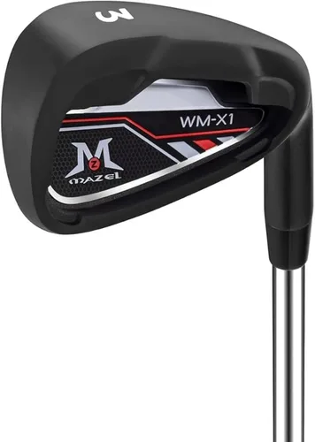 Vista 27 de MAZEL WM-X1/2 Hierros individuales para palos de golf para hombres 1,2,3,4,5,6,7,8,9, Pitching Wedge, Approach Wedge, Sand Wedge con ejes