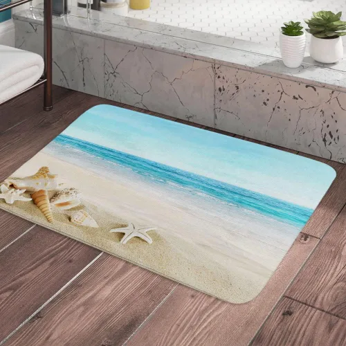 Vista 12 de JAWO Black and White Bathroom Rug Mat,Moroccan Trellis Flannel Non Slip Kitchen Rugs Shower Bathtub Sink Doormat,(16"x24")