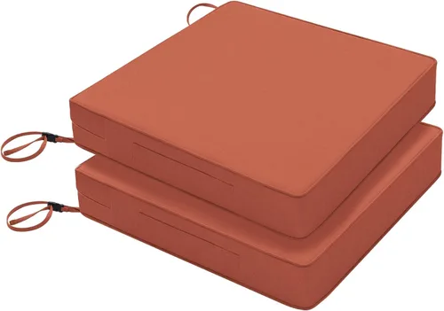 Vista 5 de Favoyard Cojines para sillas de patio de 18 x 18 x 3 pulgadas, impermeables, para muebles de patio, para muebles de patio, color resistente a los 3