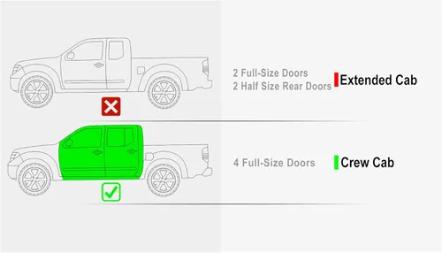 Vista 6 de HD Ridez Estribos de estilo desplegable, escalón lateral compatible con Nissan Frontier 2005-2026 Crew Cab