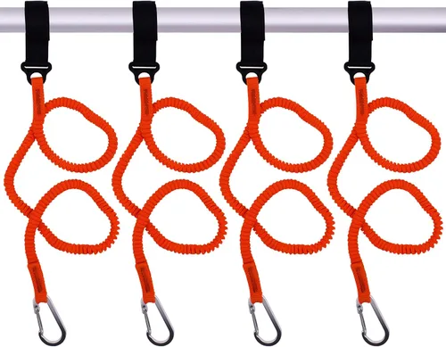 Vista 10 de YYST Correa de paleta naranja Paddle Holder Tool Lanyard - Sin paleta