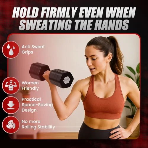 Vista 4 de Juego de mancuernas ajustables de 20 libras con bandas de resistencia para entrenar – Juego de 2 pesas con 4 bandas elásticas para ejercicio