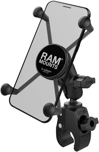 RAM MOUNTS Base pequeña de garra dura con brazo corto Gran agarre universal en X