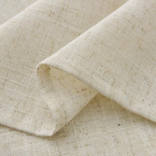 Vista 4 de Cortinas de cocina de lino Valea Home de 24 pulgadas de largo, cortinas rústicas de estilo granja para ventanas pequeñas, cortinas de cafetería