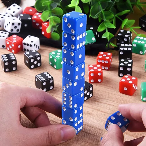 Vista 7 de AUSTOR - Juego de 50 dados, 50 Piezas Cuadrado A