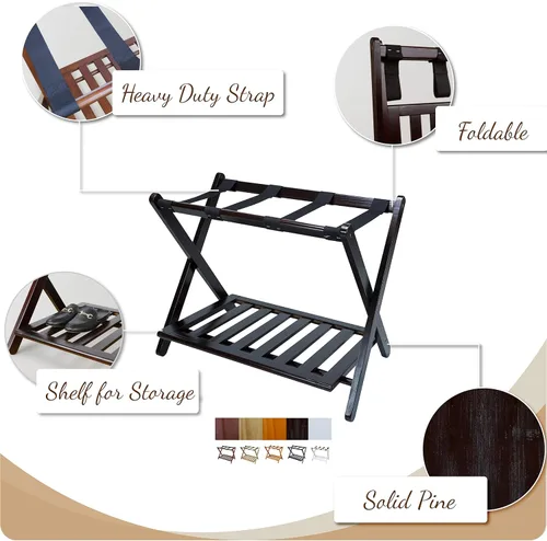 Vista 3 de Casual Home Portaequipajes, Espresso