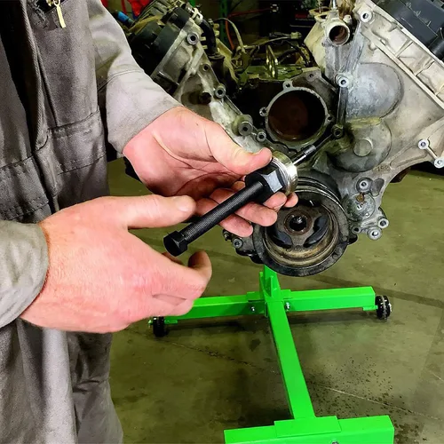 Vista 8 de OEMTOOLS 37306 Kit de instalación de equilibrador armónico/polea de largo alcance, sujetadores de forzado extra largos para poleas equilibradoras