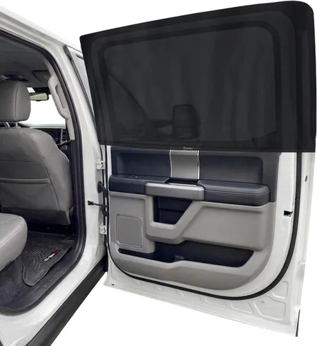 Vista 9 de EcoNour - Parasol para ventana de automóvil, 100 % de protección contra insectos, rayos ultravioleta y sirve como mosquitero para campamento