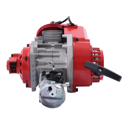 Vista 5 de Kit de motor de bicicleta de 2 tiempos de 49 cc, motor de gasolina para bicicleta de bolsillo, mini motocross, ATV, scooter, motor de arranque