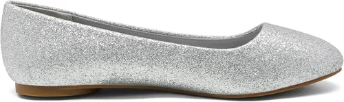 Vista 3 de DREAM PAIRS - Zapatos planos de suela simple de ancho amplio para mujer, estilo bailarina, cómodos para caminar