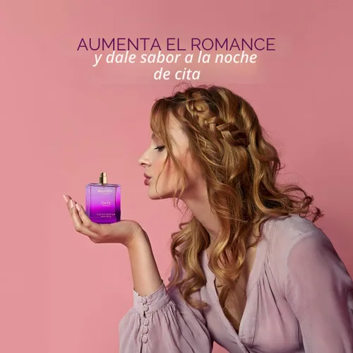 Vista 6 de Bellavita Luxury DATE Eau de Parfum 3.4 fl oz (3.4 onzas líquidas) Perfume para mujer Notas florales, pimienta rosa, jazmín y musgo