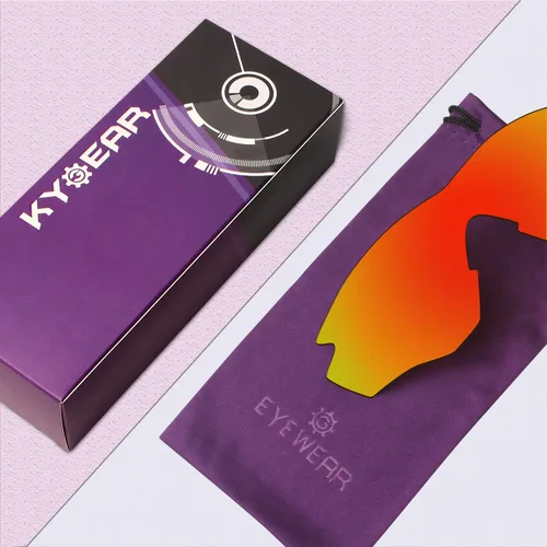 Vista 7 de Kygear Lentes de repuesto polarizadas antidecoloración para gafas de sol Oakley M2 con montura