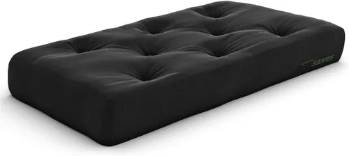 Vista 14 de Nirvana Futons Colchón cómodo de futón individual de 6 pulgadas, sarga negra, fabricado en Estados Unidos