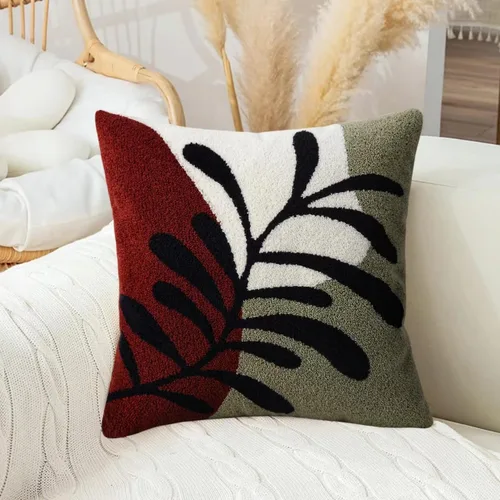 Vista 9 de Merrycolor Fundas de Almohada Lumbar Boho 12x20 pulgadas con Mechones Abstractas de Mediados de Siglo Modernas Fundas de Almohada Estética Bohemia