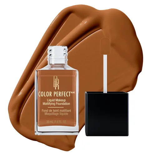 Vista 13 de Black Radiance Color Perfect Base Líquida de Maquillaje de Cobertura Completa, Pimienta de Jamaica, 1 Onza