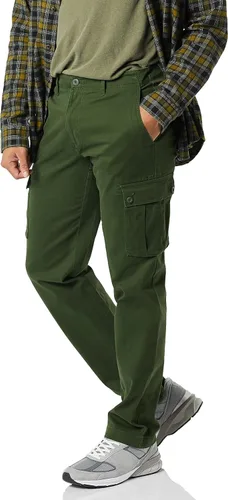 Vista 14 de Yaxa Essentials - Pantalones cargo elásticos de corte recto para hombre (disponibles en tallas grandes y altas)