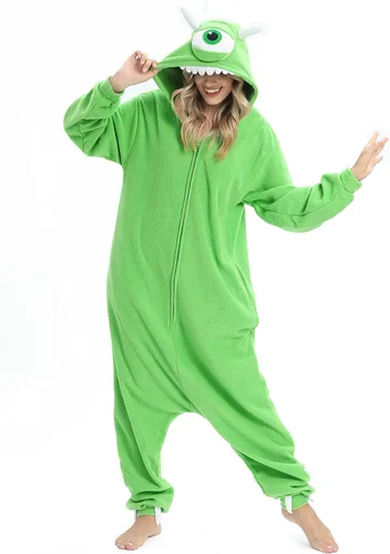 Vista 3 de Pijama de animal unisex para adultos, para Halloween, cosplay, ropa de dormir
