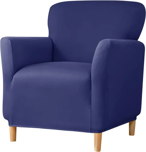 Vista 49 de Fundas de jacquard para sillón de banquete, fundas suaves para sillón de 1 pieza, fundas elásticas para silla de sala de estar, antideslizantes