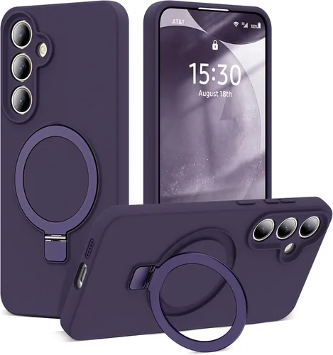 Vista 58 de SKYLMW Funda para Samsung Galaxy S23 con soporte magnético invisible [compatible con Mag-Safe] probada contra caídas militares