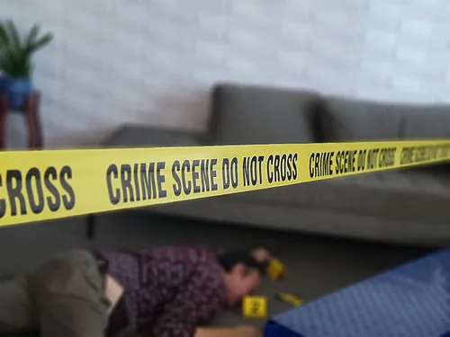 Vista 6 de Crime Scene cinta, 100 pies rollo.