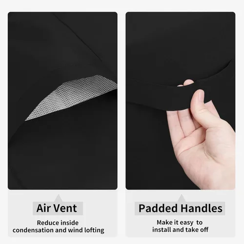 Vista 5 de Easy-Going Funda para Silla de Respaldo Alto para Exteriores Resistente a Rayos UV Funda para Silla de Patio Impermeable Funda para Muebles