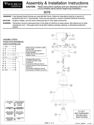 Vista 7 de Progress Lighting P5078-09 - Colgantes Madison, 7-1/2 pulgadas de diámetro x 8 pulgadas de alto, níquel cepillado