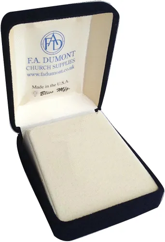 Vista 2 de F A Dumont Colgante de plata de ley San Ignacio de Loyola con cadena de eslabones Lite de acero inoxidable de 18 pulgadas, Plata esterlina Acero