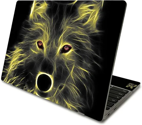 Vista 15 de MightySkins Skin compatible con Samsung Chromebook 4 (2021) de 11.6 pulgadas - Aztec Fox Funda protectora de vinilo duradera y única Fácil