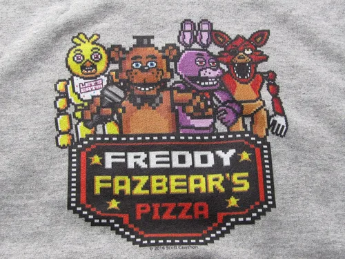 Vista 2 de Bioworld Five Nights at Freddy's Red Shadow Freddy - Sudadera negra para niño