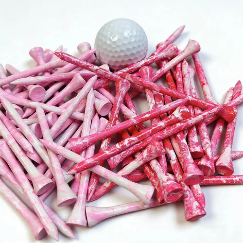 Vista 8 de MYKUJA Bamboo Golf Tees Wood Professional Multiple Colors Golf Tees 3-1/4,2-3/4,2-1/8 inch Pack of 50/100 Golf Tee in Package