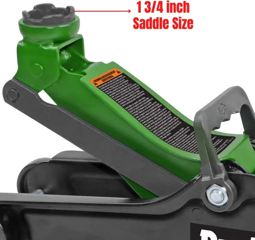 Vista 5 de Pro-LifT PL2920 - Gato de piso de 2 toneladas para autos, gato hidráulico con capacidad de 4000 lb para taller de garaje en casa Negro / Rojo