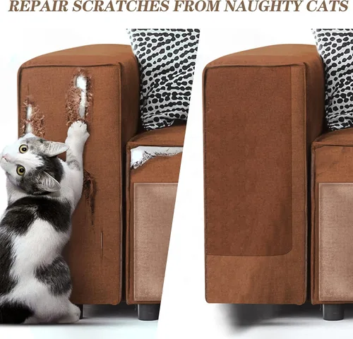 Vista 7 de Azobur Parche de reparación de sofá, parche de microfibra de gran tamaño, tela autoadhesiva, combinación súper rentable (marrón)