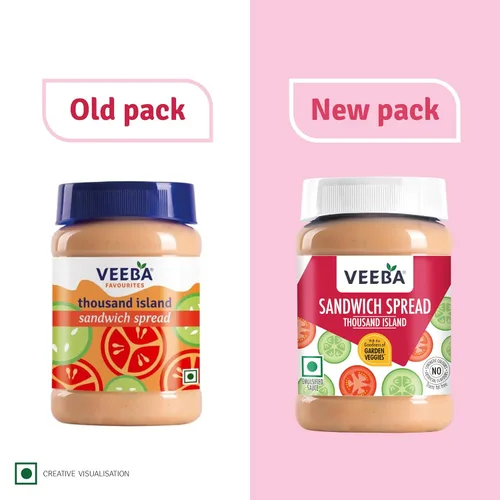 Vista 6 de Veeba Mil Isla Sandwich Spread 8.82 oz