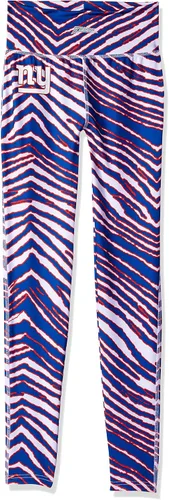 Vista 19 de Zubaz - Leggings con estampado de cebra para mujer con licencia oficial de la NFL, color del