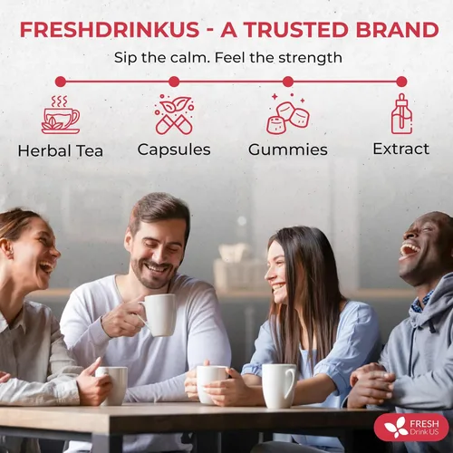 Vista 118 de FreshDrinkUS, 135 bolsas de té de jengibre y cúrcuma premium, ingredientes 100% naturales, mezcla hecha a mano de té de hierbas de cúrcuma
