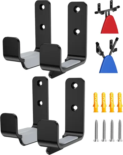 Vista 9 de Soporte de Pared para Tabla de Planchar de Acero Inoxidable, Colgador de Pared para Tabla de Planchar con Patas Y T, Soporte de Pared para Cuarto