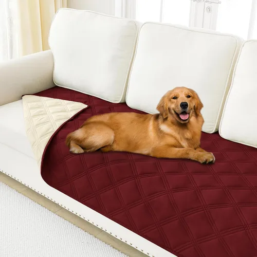 Vista 61 de Smiry Manta Impermeable para Cama de Perro 30x70, Manta Suave Reversible para Mascotas, Lavable a Prueba de Fugas Cubierta para Gatos y Perros