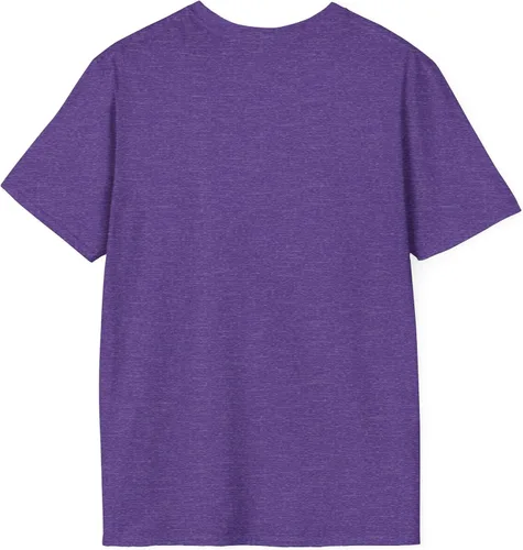 Vista 2 de Be Kind Rewind VHS Tape T-Shirt Retro 80s 90s Nostalgia Heather Purple