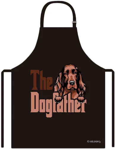 Vista 12 de Delantal con divertido delantal de perro Golden Retriever para cachorros, Golden Retriever-2