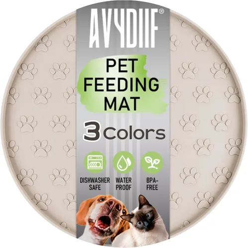 Tapetes de alimentación de mascotas, para alimentos y agua, manteles individuales antideslizantes impermeables para perro y gato, 1 paquete de