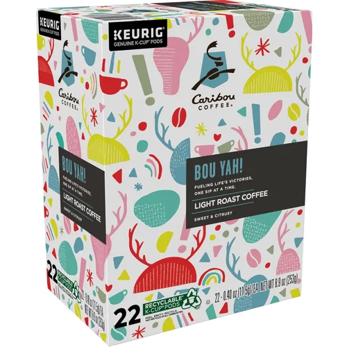 Vista 9 de Caribou Coffee Bou-Yah, Keurig Cápsulas K-Cup de una sola porción, 22