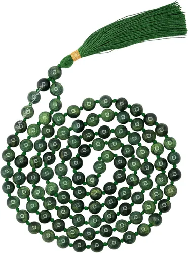 Vista 55 de Collar y Pulsera de Cuentas de Oración Japa Mala de Amazing Gemstone, 108 Cuentas para Meditación turquesa (African Turquoise)
