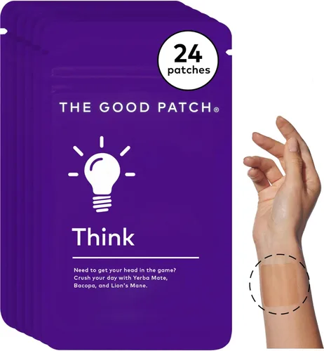Vista 9 de El Parche B12 de The Good Patch, Parche Natural con Cafeína, B12 y Extracto de Té Verde, Bienestar Vestible a Base de Plantas, Ayuda a Promover