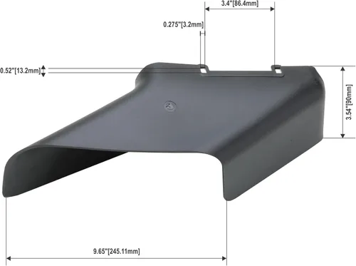 Vista 7 de Canal lateral duradero para cortacéspedes recicladores de 22 pulgadas - Pieza de repuesto 115-8447