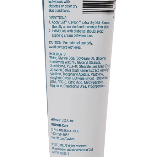 Vista 3 de Cavilon Crema 3M para piel extra seca, 4 onzas, 1 unidad
