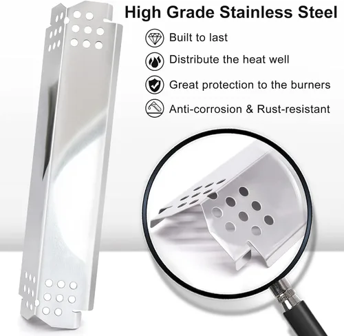 Vista 12 de Criditpid Grill Replacement Parts for Nexgrill 720-0925S, 720-0864, 720-0864M Models. Grill Heat Plates, Burner Tubes and Grill Ignitors for BBQ PRO