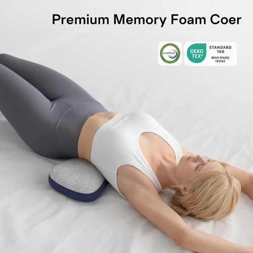 Vista 8 de Almohada de Soporte Lumbar para Cama, Almohadas de Espuma Viscoelástica para Alivio del Dolor de Espalda, Almohada de Alivio del Dolor Lumbar